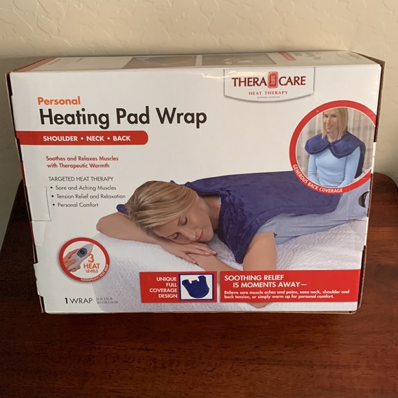 THERA CARE BRAND NEW IN BOX HEAT THERAPY PERSONAL HEATING PAD WRAP - Picture 5 of 8